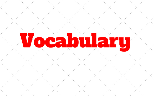 Vocabulary Palavras Em Ingles Bastante Usadas Com Exercício E